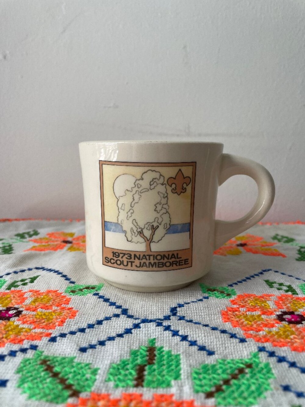 Vintage Boy Scouts 1973 Jamboree cup!